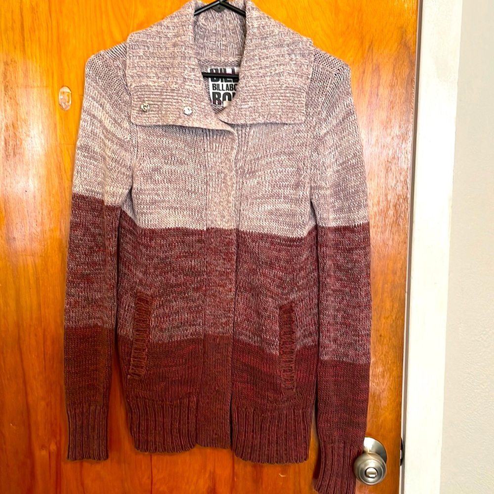 Billabong snap up sweater cardigan